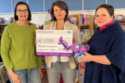 Spendenscheckübergabe